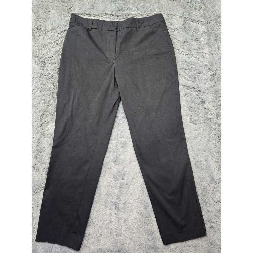 Worthington‎ Slim Ankle Pants Womens 8 Black Professional Dress Trousers 0307